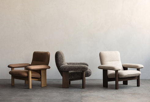 Brasilia Lounge Chair / Walnut